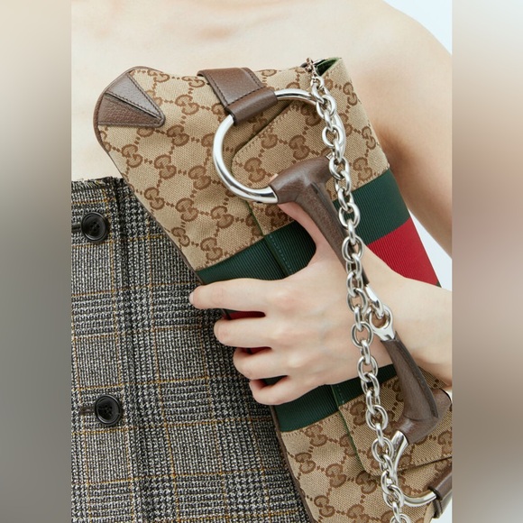 Brand new full set - Gucci Horsebit Chain Medium Shoulder Bag / clutch - Picture 16 of 16